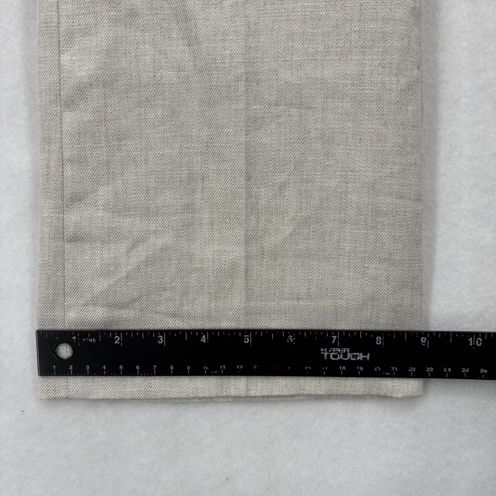 J Crew Kaya Linen Blend Dress Pants Womens 4 Beige Straight Lined Work Career - Picture 11 of 15